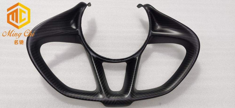 High-Quality Dry Carbon Fiber Steering Wheel Cover Interior Trim for McLaren 720S | MCCARB Brand